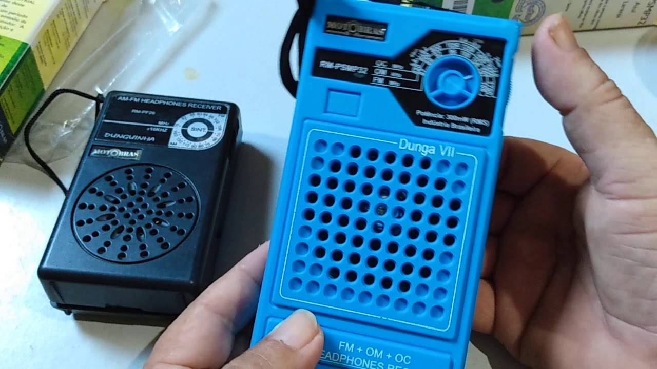Demostração .   Rádio de bolso Dunga Vll    Motobras