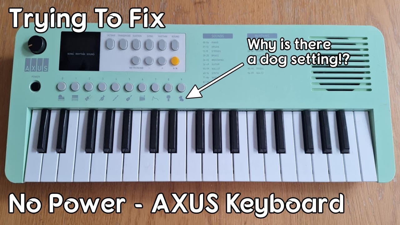 This One Gave Me The Run Around - No Power AXUS USB Keyboard