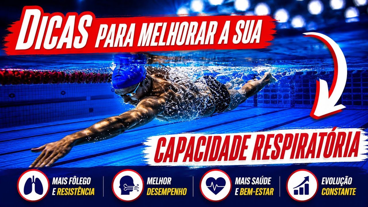 Como MELHORAR sua capacidade respiratória/apneia na NATAÇÃO