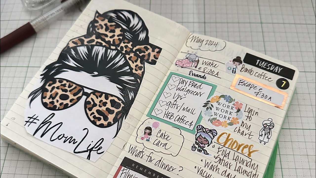 Daily Pocket Moleskine or A6 Kinbor #dailyplanning #moleskine #planwithme