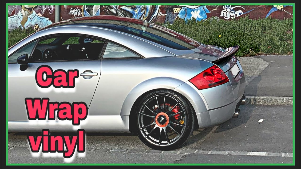 VINYL WRAP CAR - AUDI TT Mk1| SPOILER V6 (DIY)