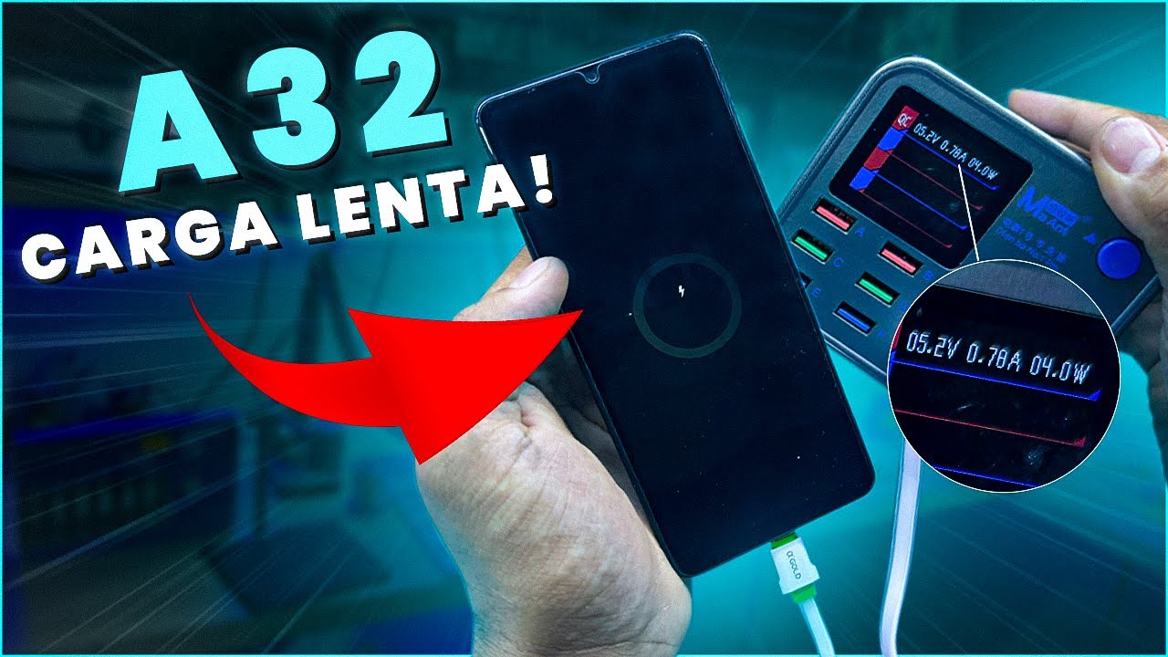 Galaxy A32 Carregando Lentamente! (Aprenda Consertar Comigo)