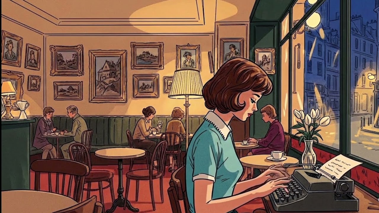 Classic Elegance: High-End Focus Music featuring a Golden Age Typewriter