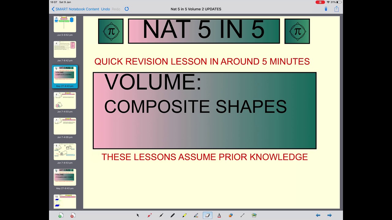 NAT 5 IN 5 VOLUME COMPOSITE SHAPES