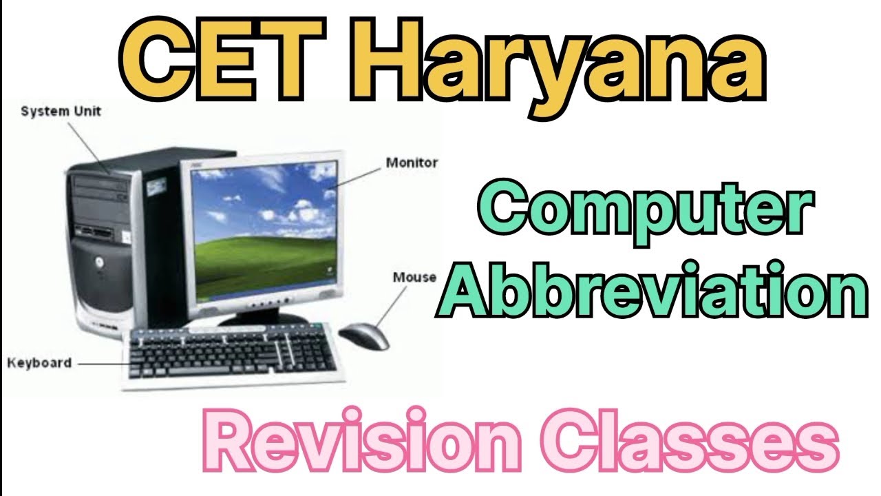 computer basics full form HLL,HTML,WAN etc. exam preparation best video for CET Haryana 2022