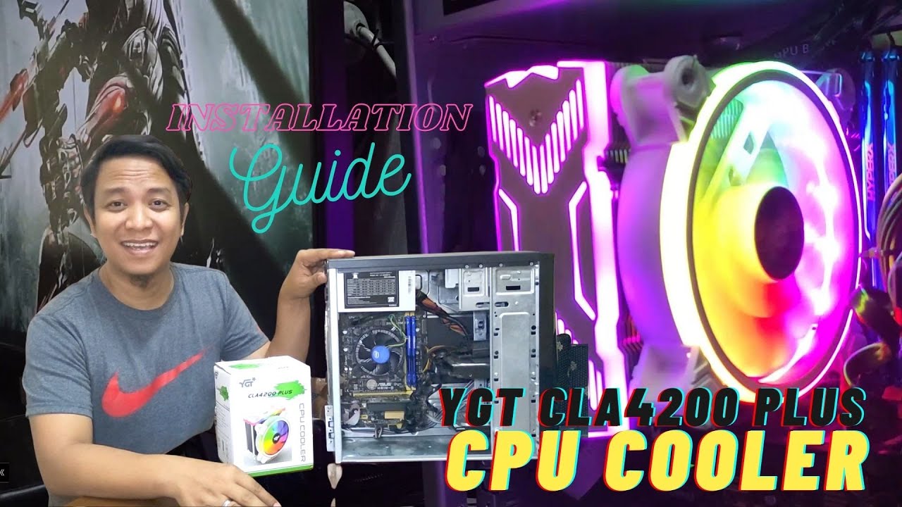PAANO MAG-INSTALL NG YGT 4200 PLUS CPU COOLER?