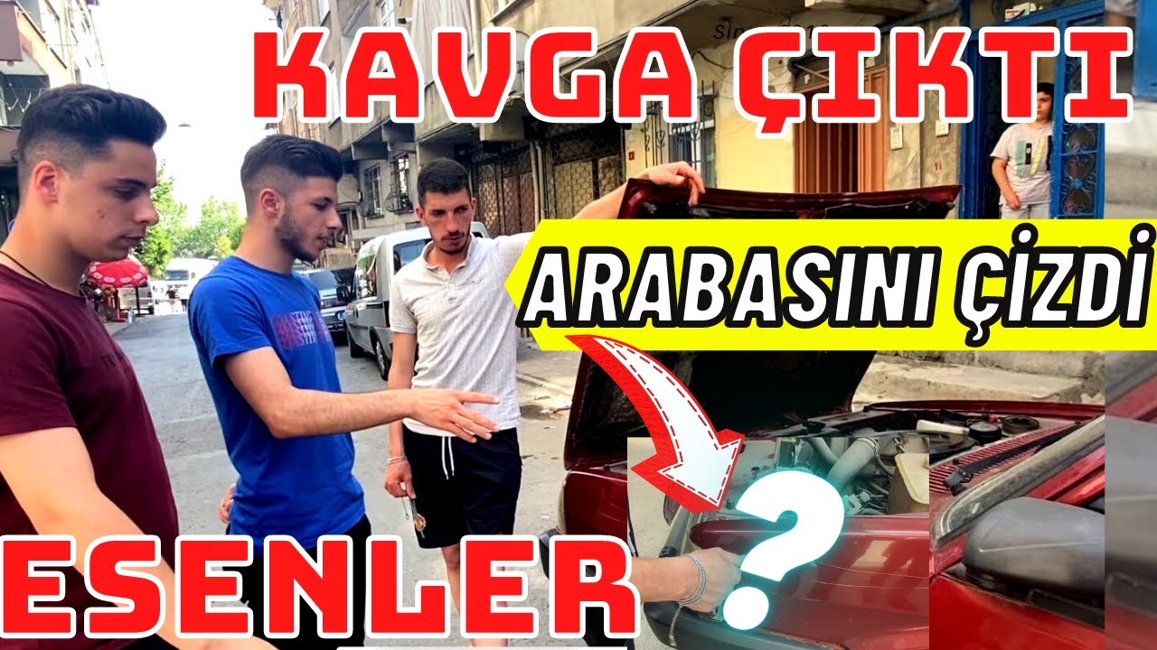 ESENLERE TOFAŞ ALMAYA GİTTİK ! KAVGA ÇIKTI ! (ARABASINI ÇİZDİ)
