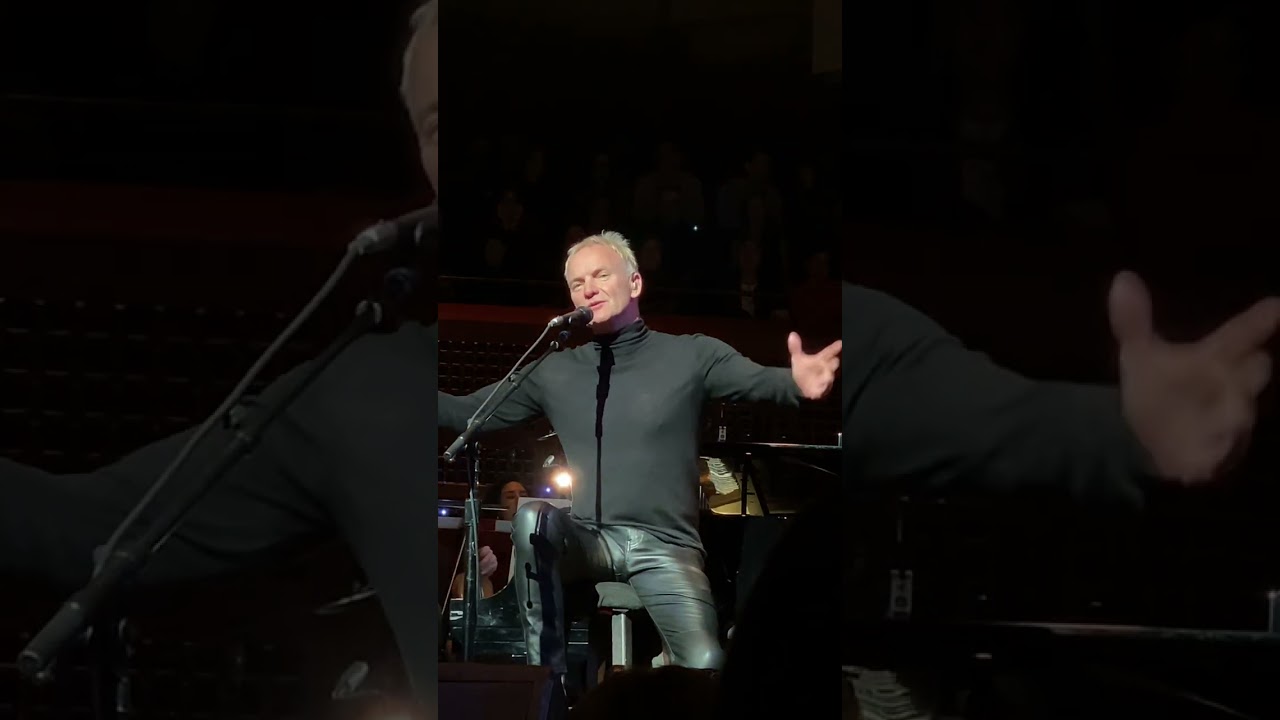 Sting - Hung My Head -San Francisco, CA - live with SF Symphony