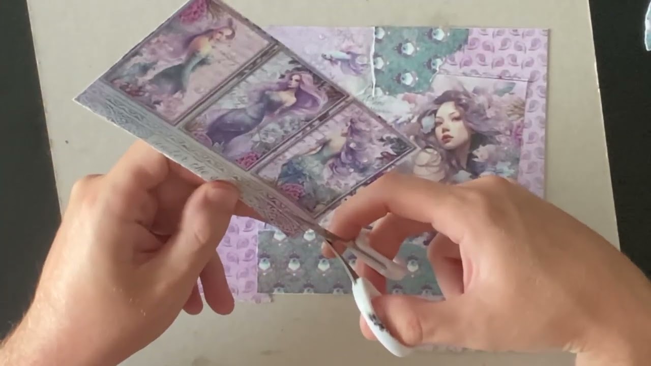 Collage sirène 🧜‍♀️ On explore les profondeurs ! 