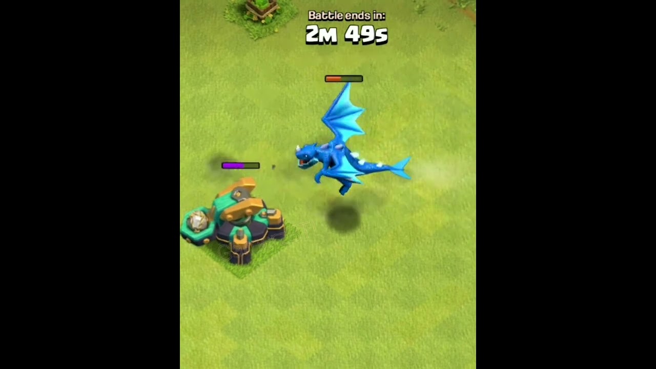 Max Level Scattershot Vs Electro Dragon ---- #ClanCapital #scattershot #electrodragon #shorts #coc