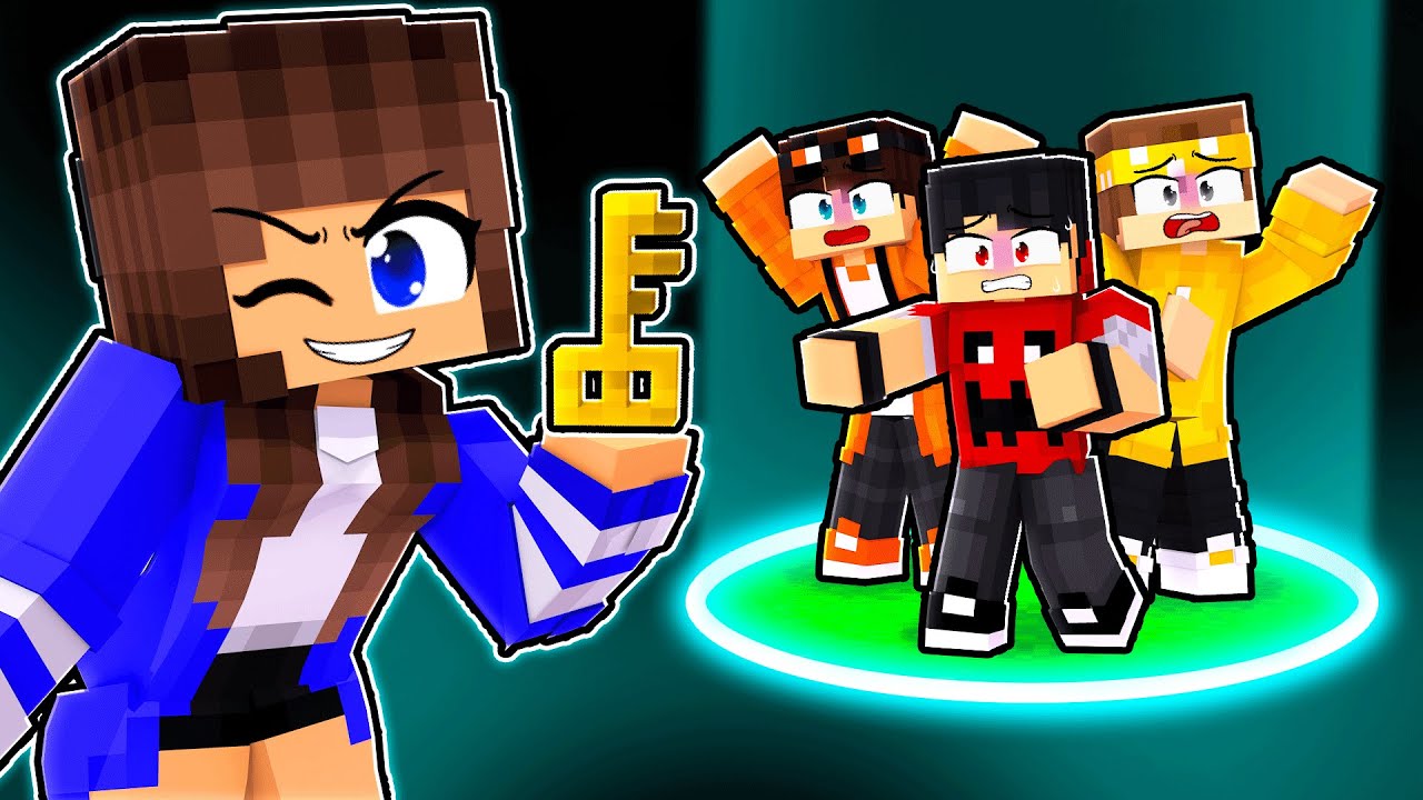 PRENDI os GAROTOS em 1 CIRCULO no Minecraft ◂Miika▸