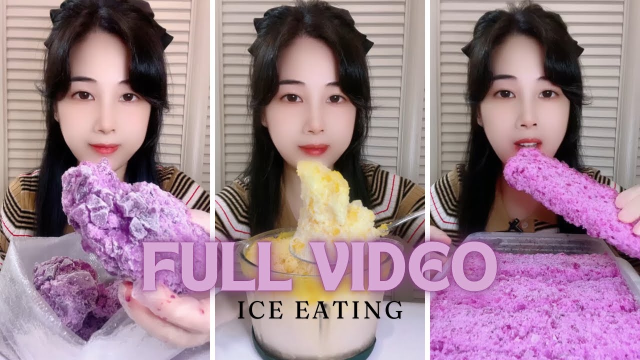 FULL VIDEO | HER CRUSHED ICE & CRUNCHY ICE EATING ASMR