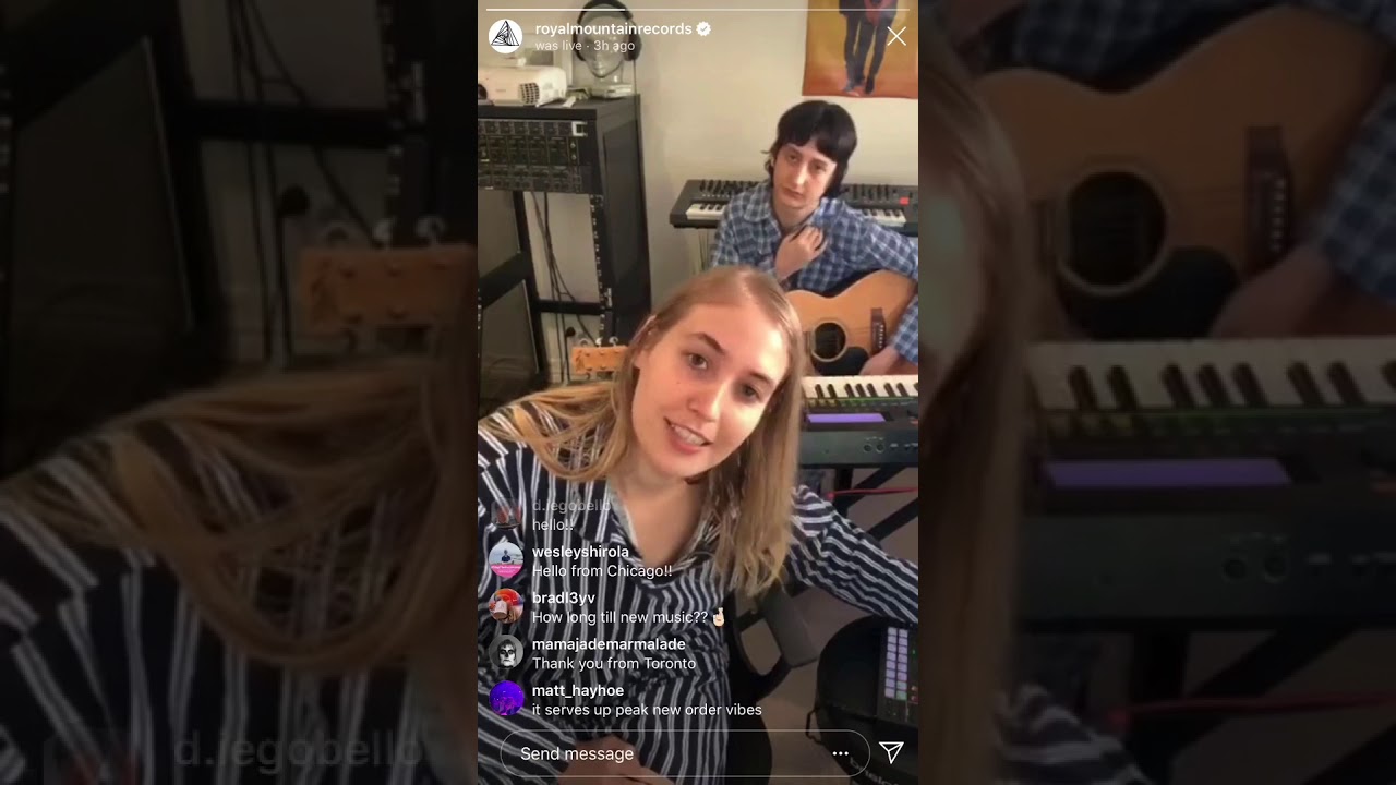 Hatchie - Instagram Live Session (04/23/20)