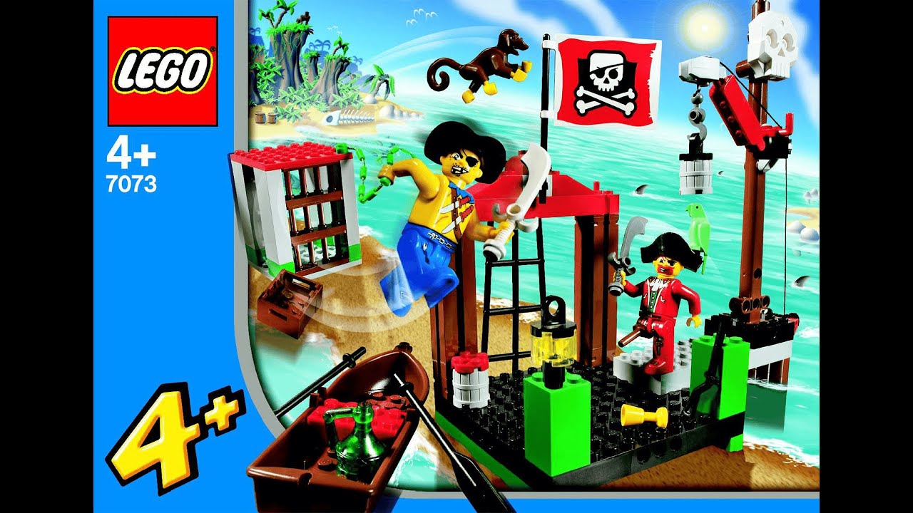 LEGO 4 JUNIORS | 7073 Pirate Dock | Building instructions