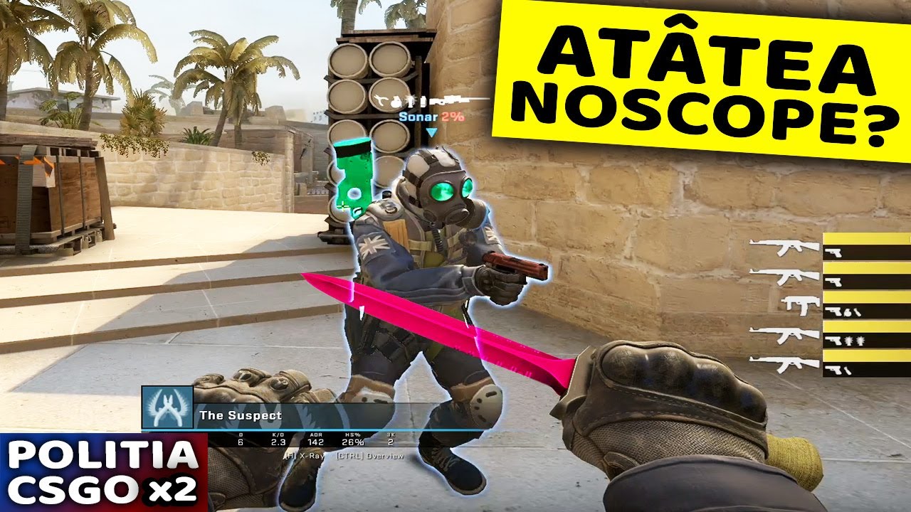 CUM DĂ ATÂTEA NOSCOPE-URI? 🚔👮 Poliția CS:GO