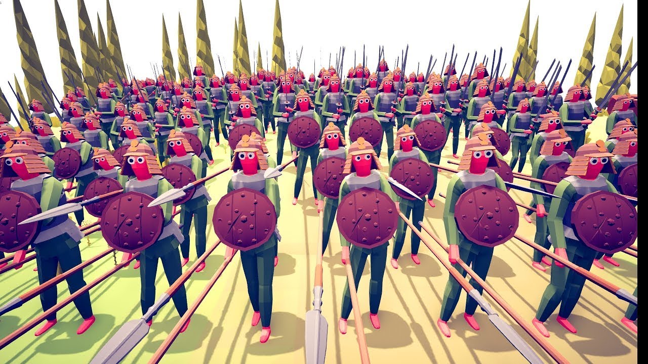 CAN 150x JAPANESE SOLDIER CAPTURE ENEMY CASTLE? - Totally Accurate Battle Simulator TABS