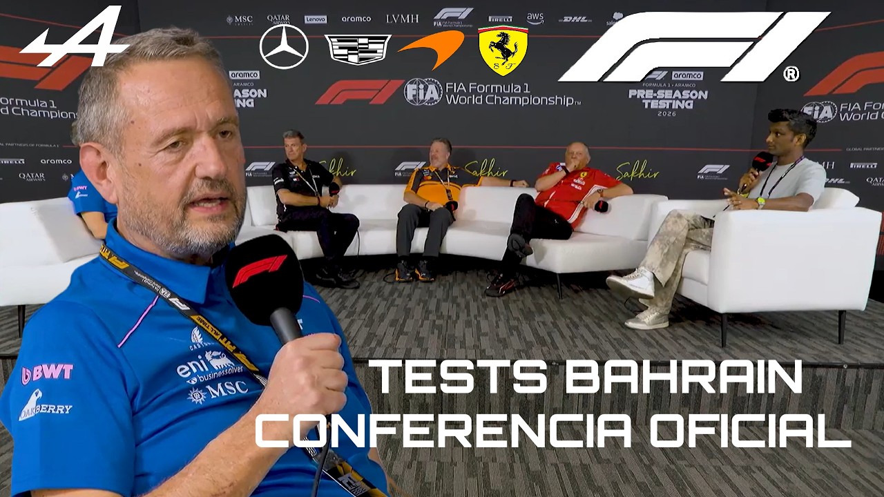 STEVE NIELSEN CONFERENCIA F1 OFICIAL COMPLETA TESTS BAHRAIN 2026 TOTO WOLFF FRED VASSEUR ZAK BROWN