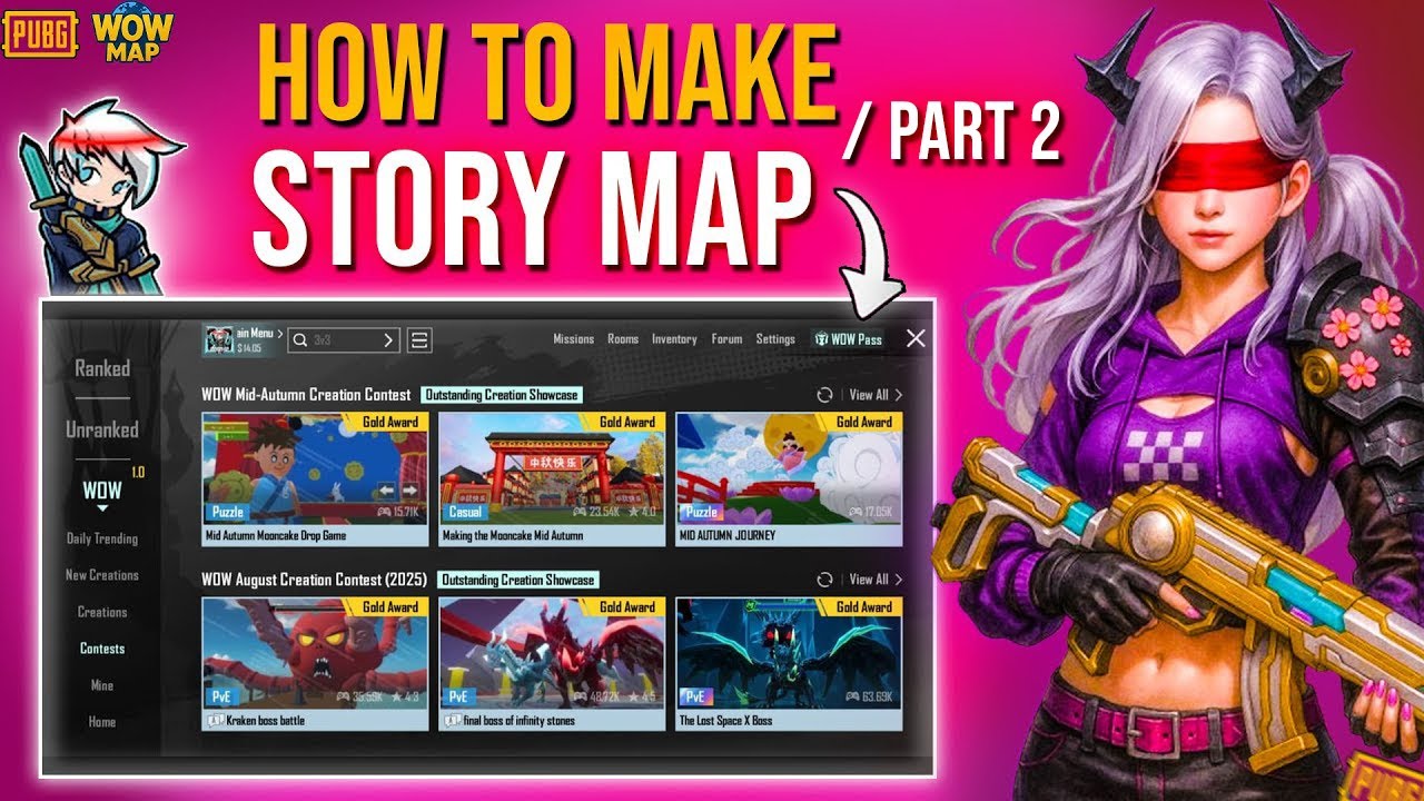 Part 2 | How To Make Story Map In Visual Programming | LEGEND OP PUBG