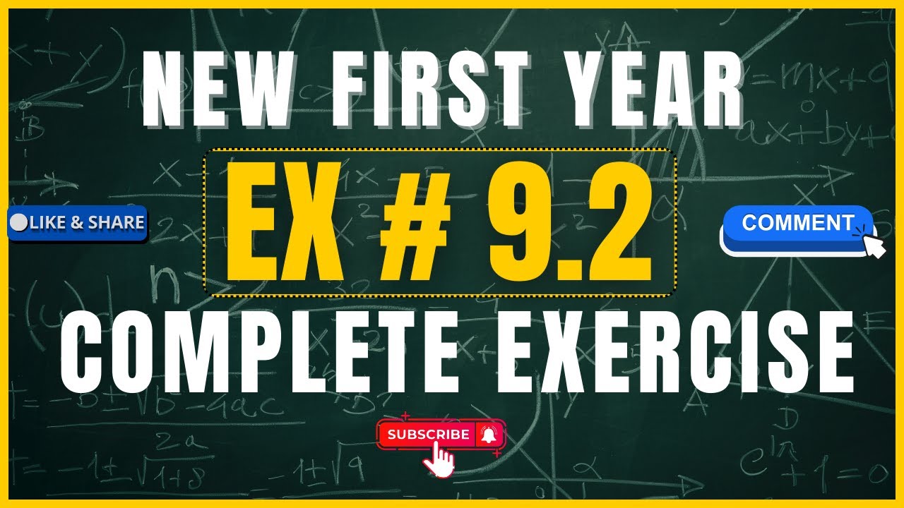 Division of Polynomials | Exercise 9.2 Math 1st Year | Punjab Text Book PCTB New Book 2025