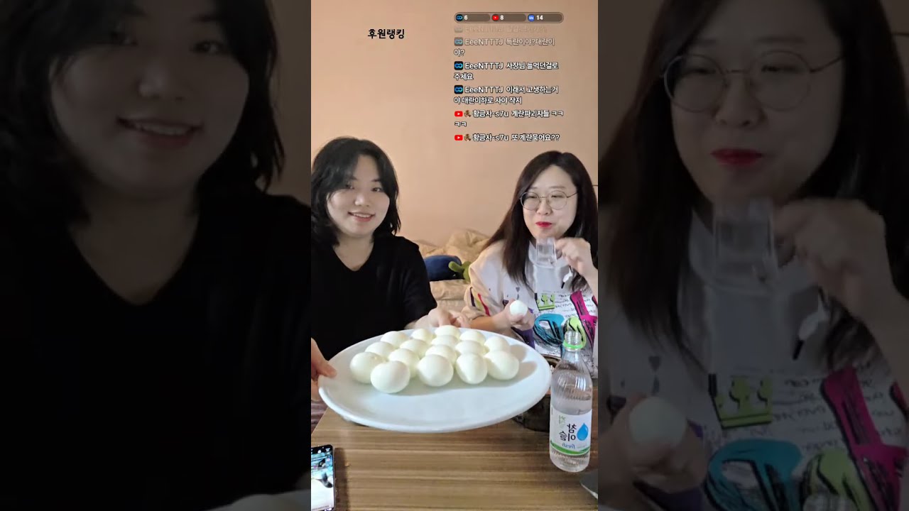 삶은달걀 한판 30알 도전 !! ㅎㅎ 그래피티2 46일차 !! 소주 술먹방 ㅎㅎ