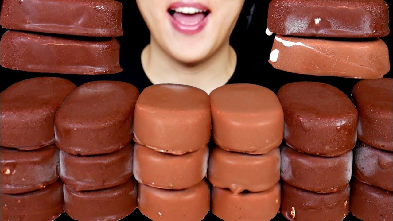 ASMR DARK + MILK CHOCOLATE ICE CREAM 🍫🍦TICO ICE CREAM MUKBANG 초콜릿 아이스크림 먹방 EATING SOUNDS (SOON ASMR)