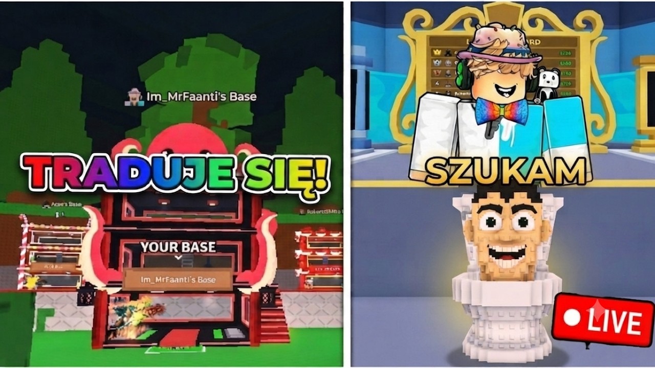 TRADUJE SIĘ Z WIDZAMI W STEAL A BRAINROTT WBIJAJ!