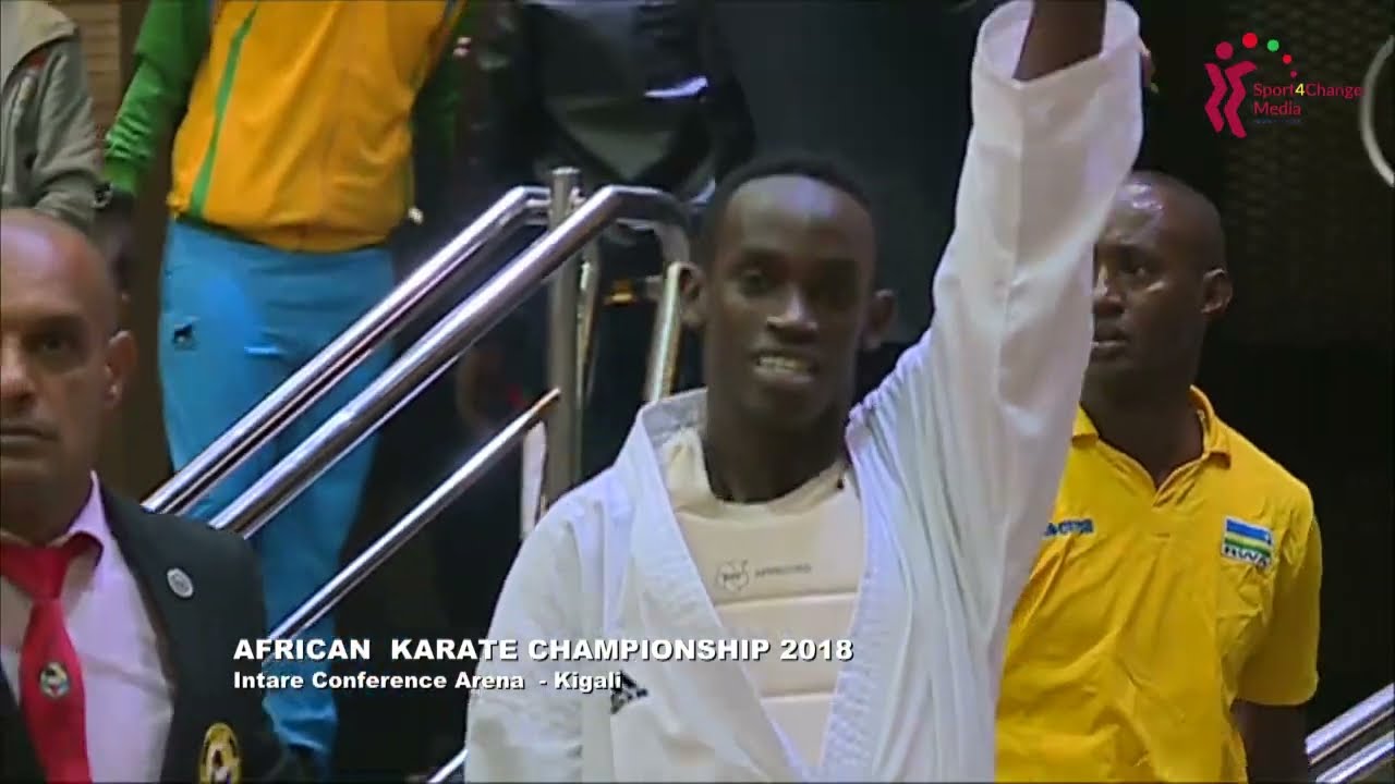 Aboukora Amir Alaa (Egypt) VS Ndutiye Shyaka Maic (Rwanda) || Junior Kumite Male -55 KG