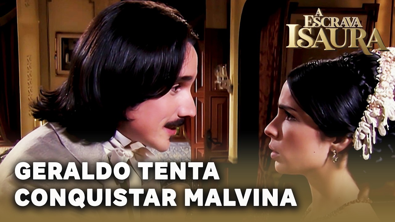 A ESCRAVA ISAURA: Dr. Geraldo tenta conquistar Malvina