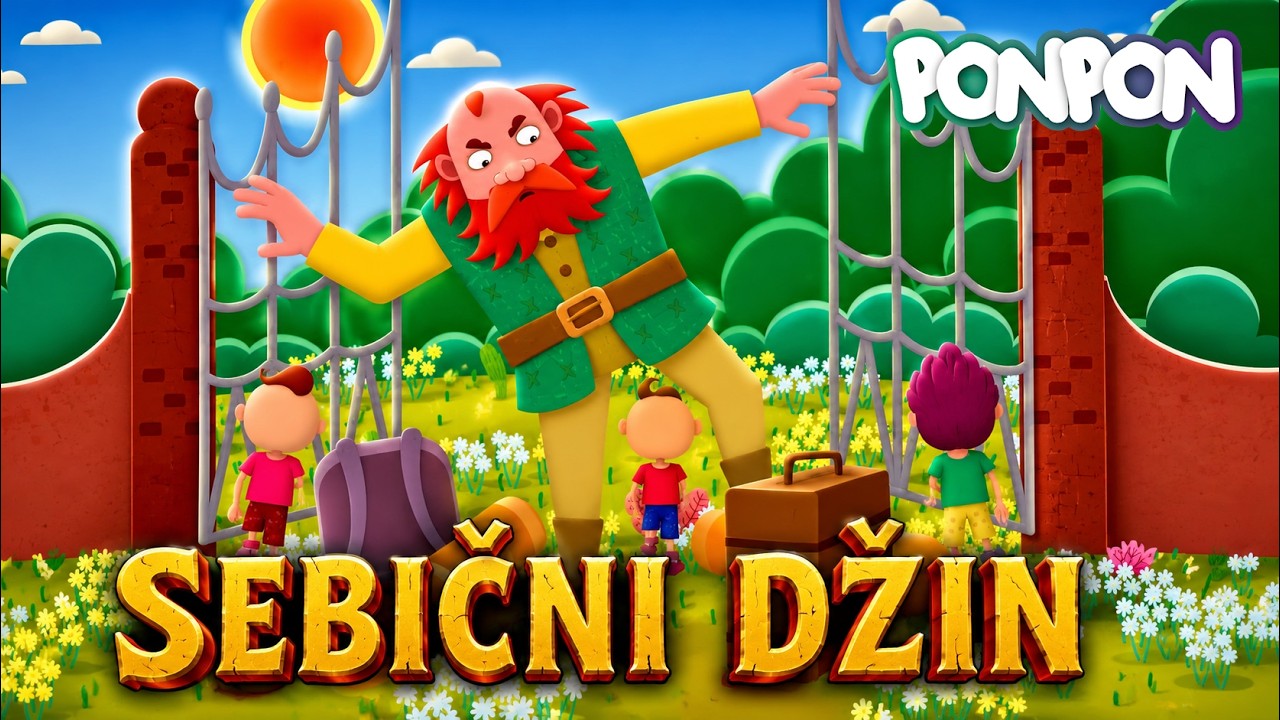 Bajke za decu - Sebični džin (crtani film po priči Oskara Vajlda)