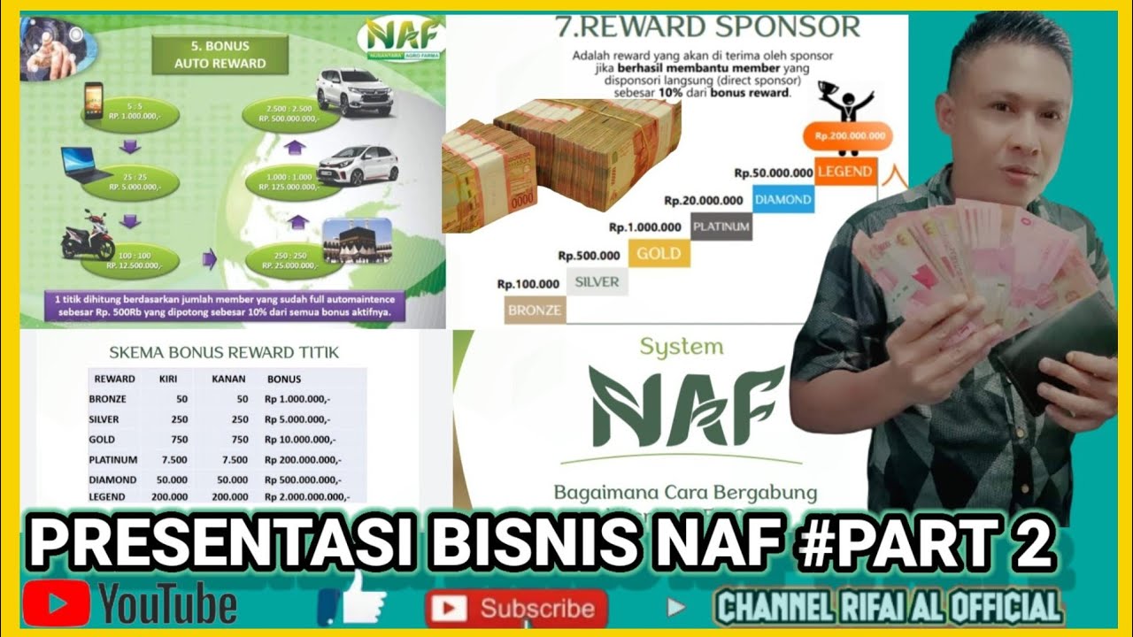VIRAL PRESENTASI BISNIS JARINGAN NAF || PT NUSANTARA AGRO FARMA PART 2 #RIFAIALOFFICIAL