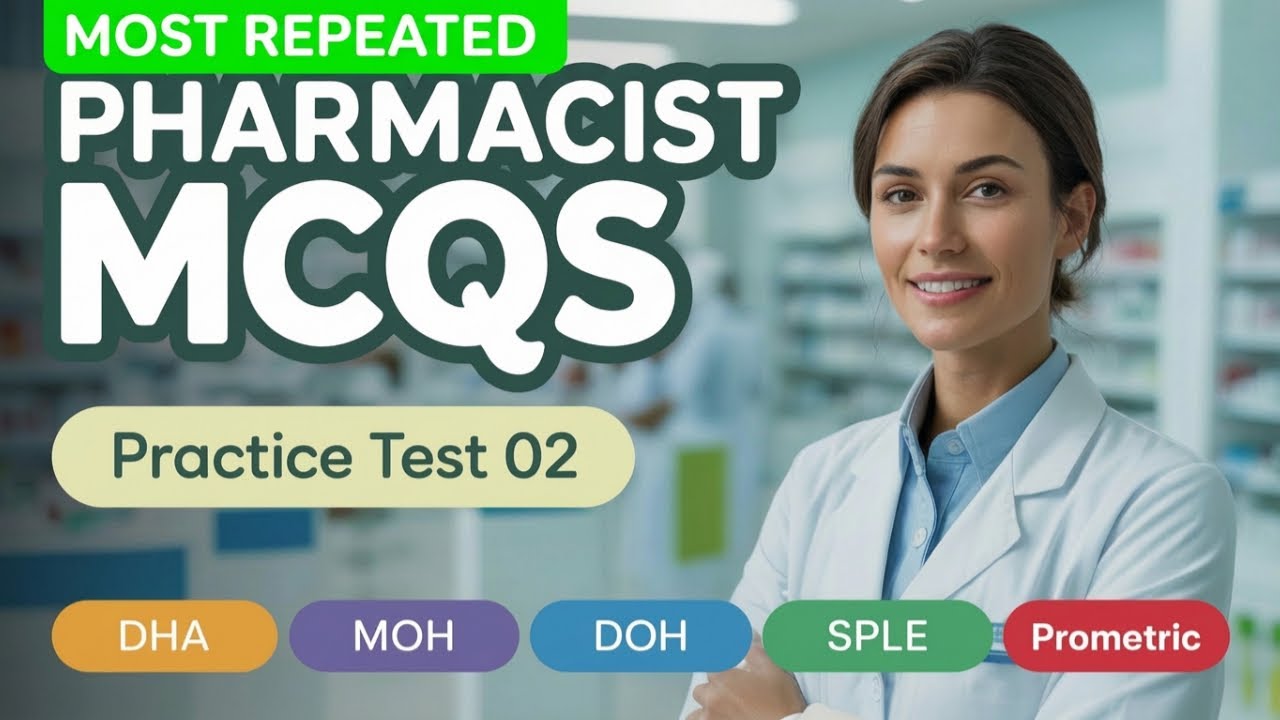 Pharmacist Exam MCQs: Crush Your DHA, MOH, & DOH Tests!