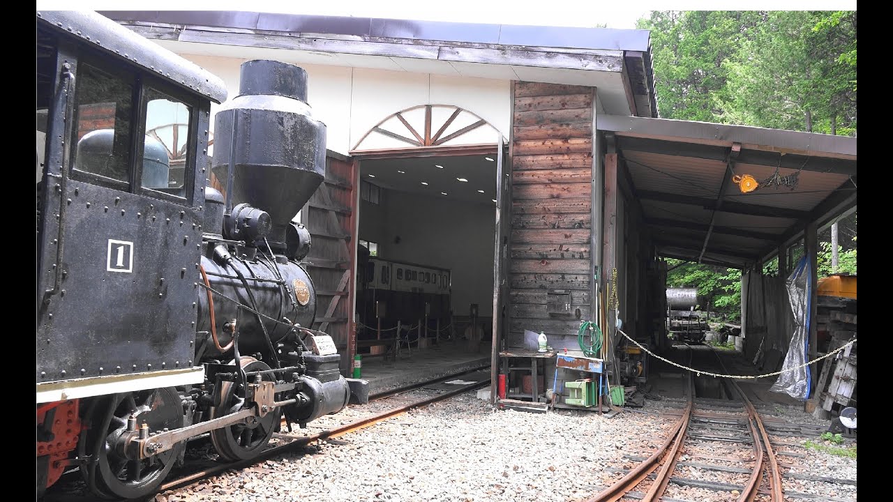 木曽森林鉄道の旅　上松駅から赤沢自然休暇村へ森林鉄道跡をたどって行ってみました４K.mp4