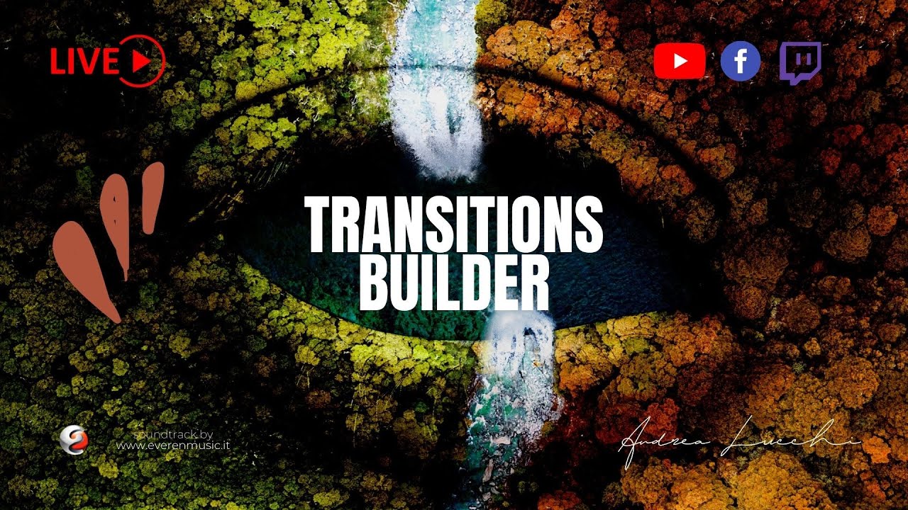 Transitions Builder | LIVE  | Davinci Resolve ITA