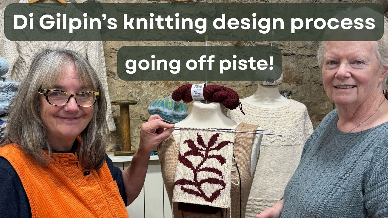 Di Gilpin's knitting design process - going off piste!