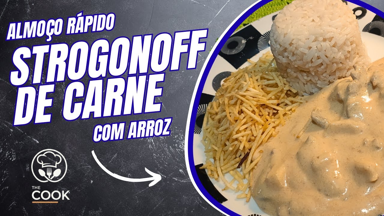 STROGONOFF COM ARROZ C/ Capa de Filé.