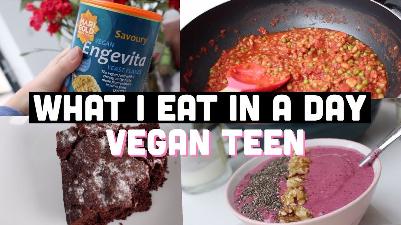 REALISTIC WHAT VEGAN KIDS EAT IN A DAY (15 year old) // KES ELLIE