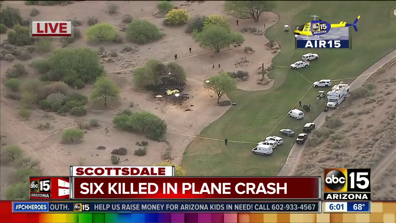 Deadly plane crash in Scottsdale, Arizona: Air15 video