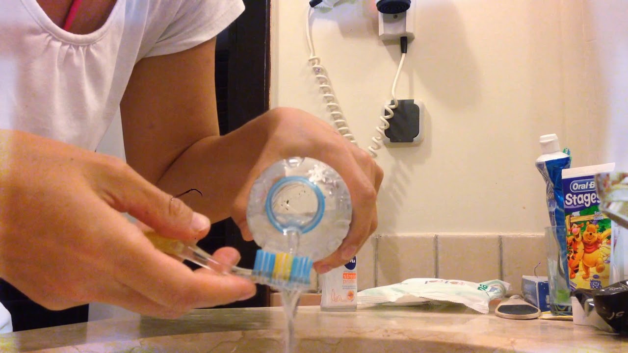 How to brush your teeth when you can't use the tap water
