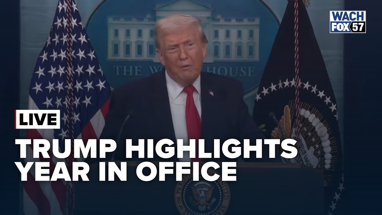 President Trump celebrates one year anniversary since taking office