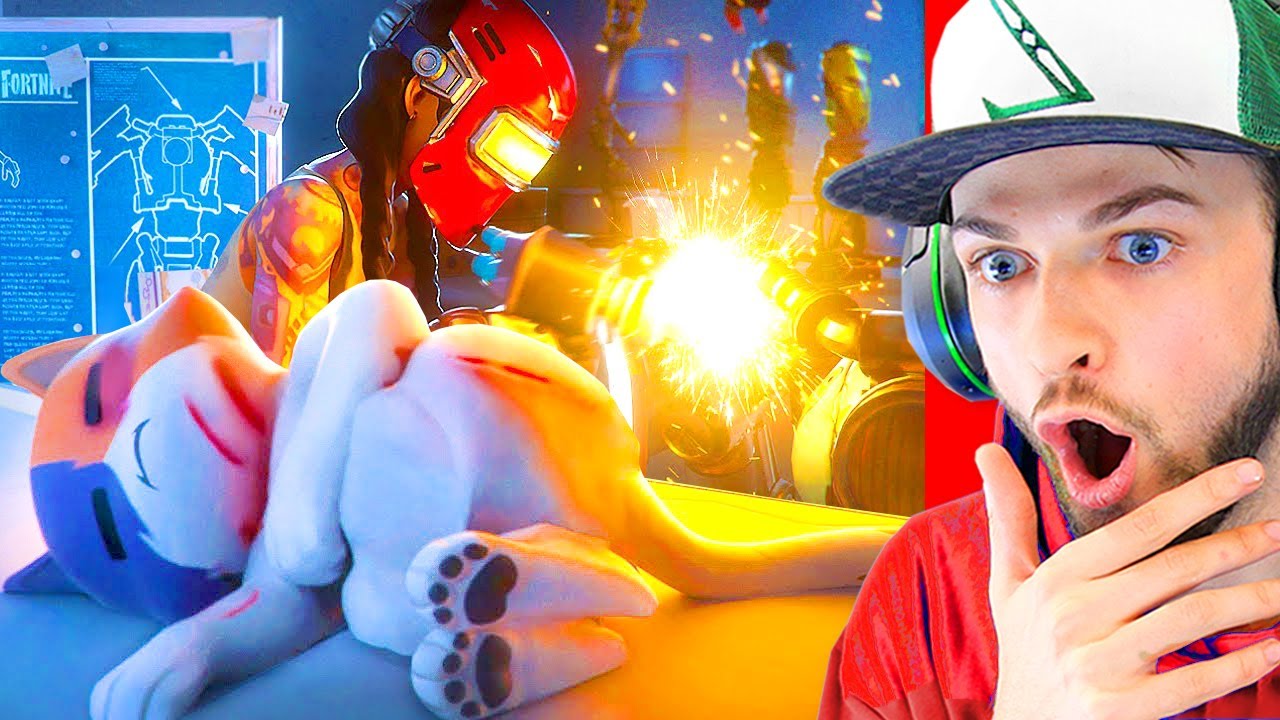 Reacting to the KIT ORIGIN STORY! (Fortnite Short Film)
