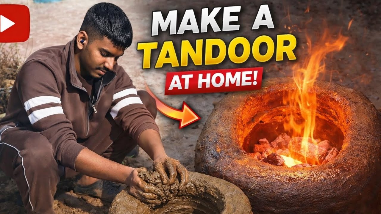 Haath Se Bana Tandoor 😍 | Ghar Par Tandoor Kaise Banaye