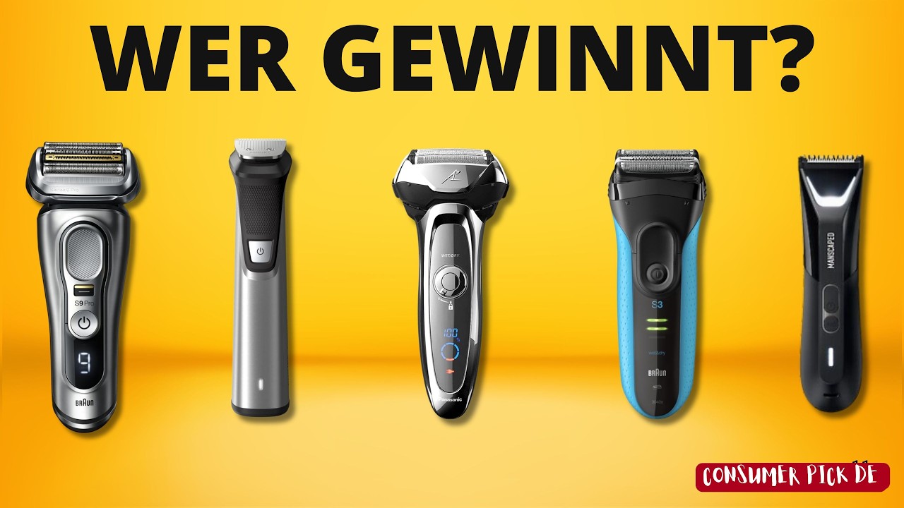 Die besten elektrischen Rasierer 2025 – Welcher passt am besten zu dir?