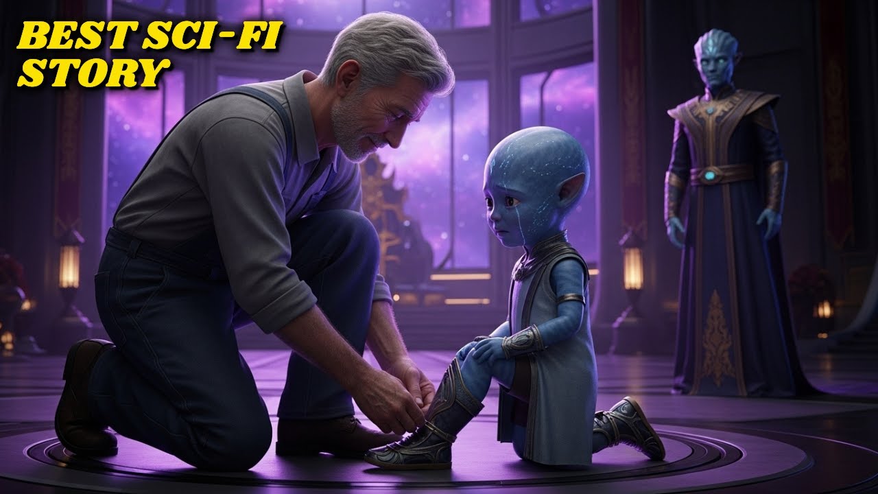 A Human Janitor Helped the Crying Alien Prince Tie His Shoes — The Emperor Watched in Silence | HFY
