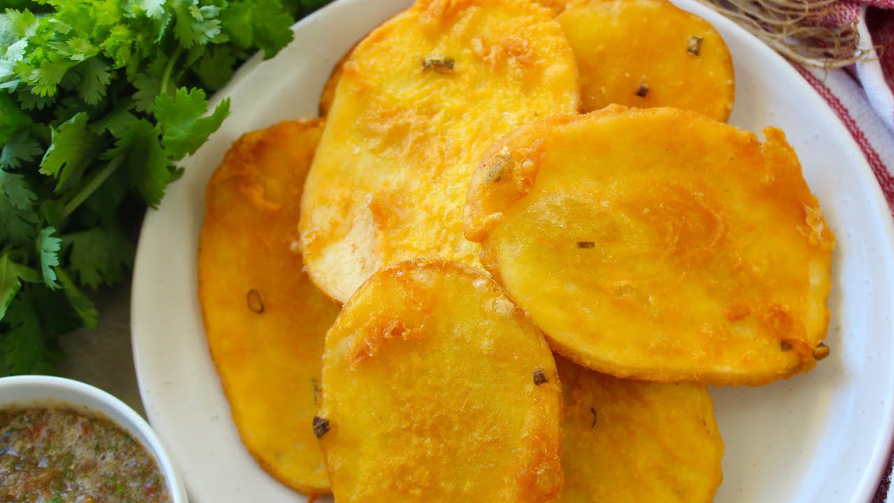 Crispy Potato Pakora | Gato Pomme de Terre Frire