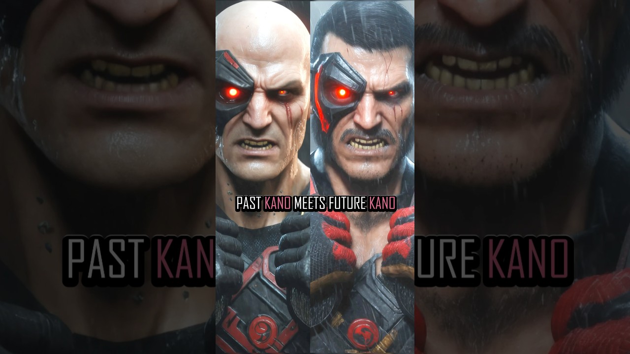 Реакция Кано после встречи с собой из будущего в Mortal Kombat 11 