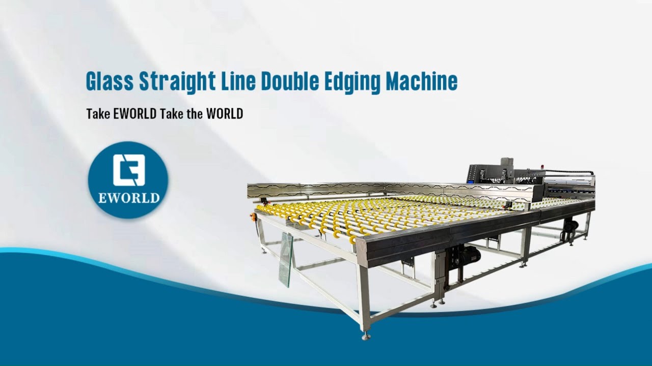 Glass Straight Line Double Edging Machine #engraving#machinery#Glass#device#slicing
