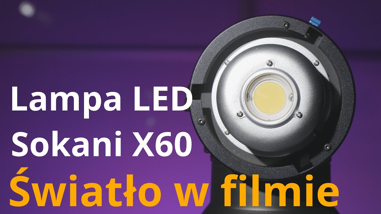 Sokani X60 test taniej lampy LED