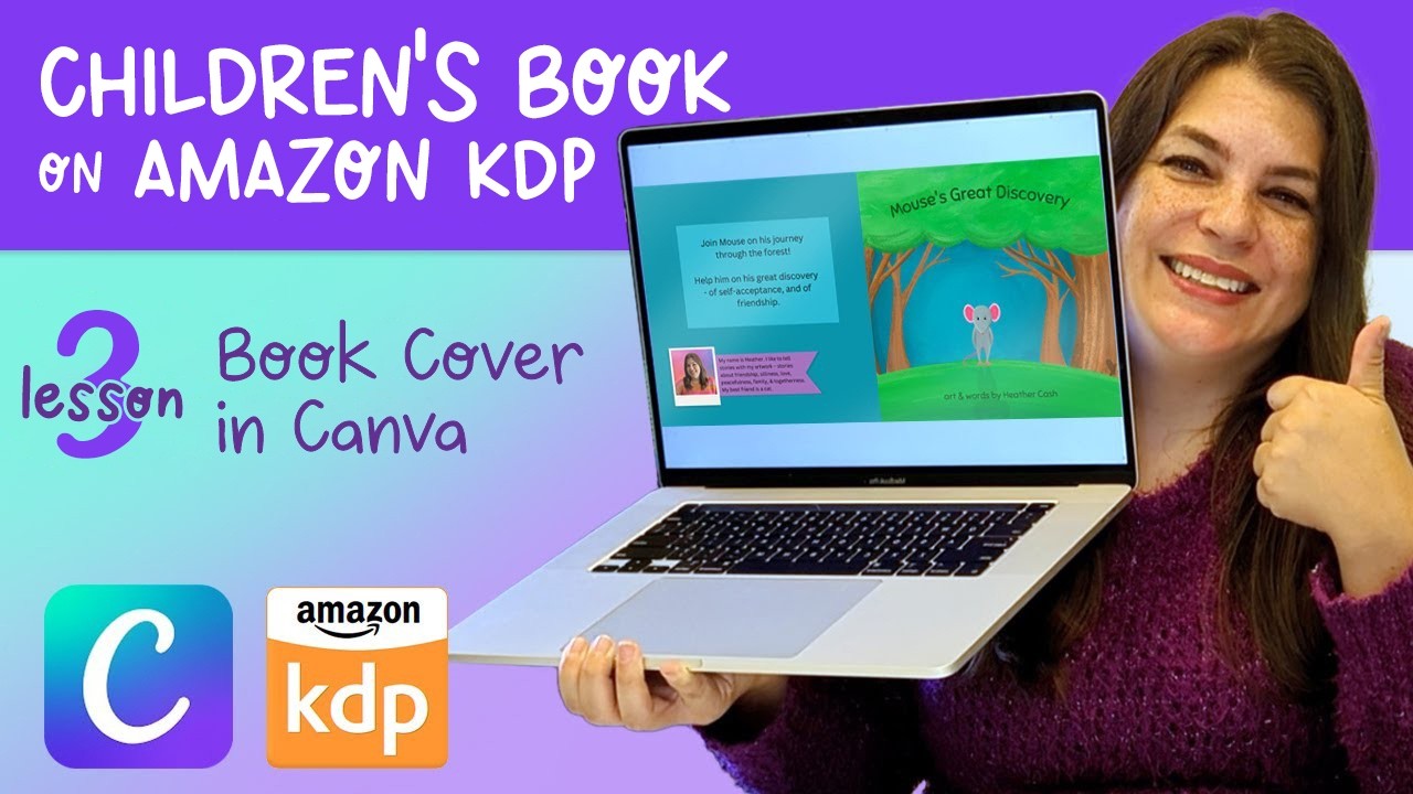 COVER in Canva for Children's Book (KDP)