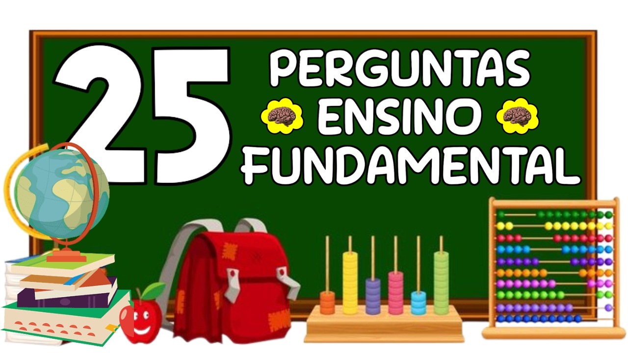 QUEM FEZ O ENSINO FUNDAMENTAL, DEVERIA ACERTAR AO MENOS 20/25 PERGUNTAS | QUIZ CONHECIMENTOS GERAIS