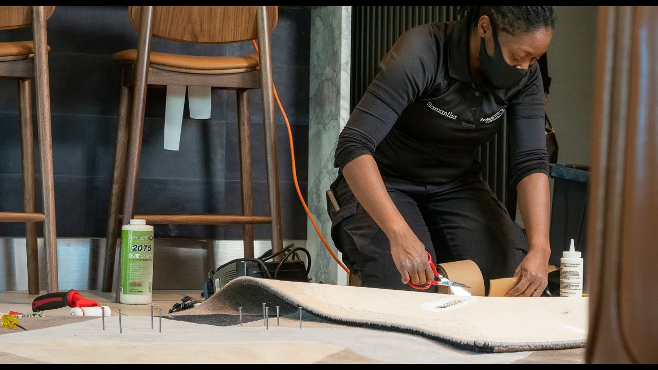 A Custom Wool Rug Repair